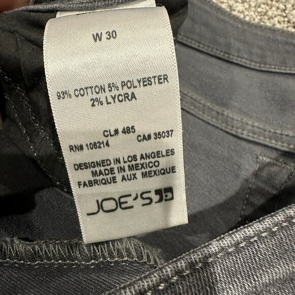 Joe's Jeans, Dark Gray Washed, 30 Waist - Picture 6 of 7